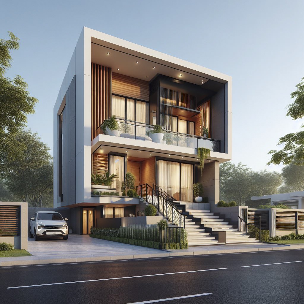 3D Exterior Design Rendering by Heavenlybuild a 3d architecture rendering company